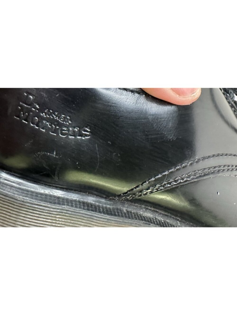 Dr Martens Platform Oxfords Cap Toe Black England Women’s Size 6 Chunky Y2K - Picture 7 of 9